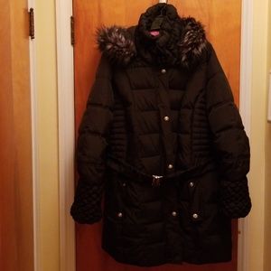 Betsey Johnson Black Winter Coat